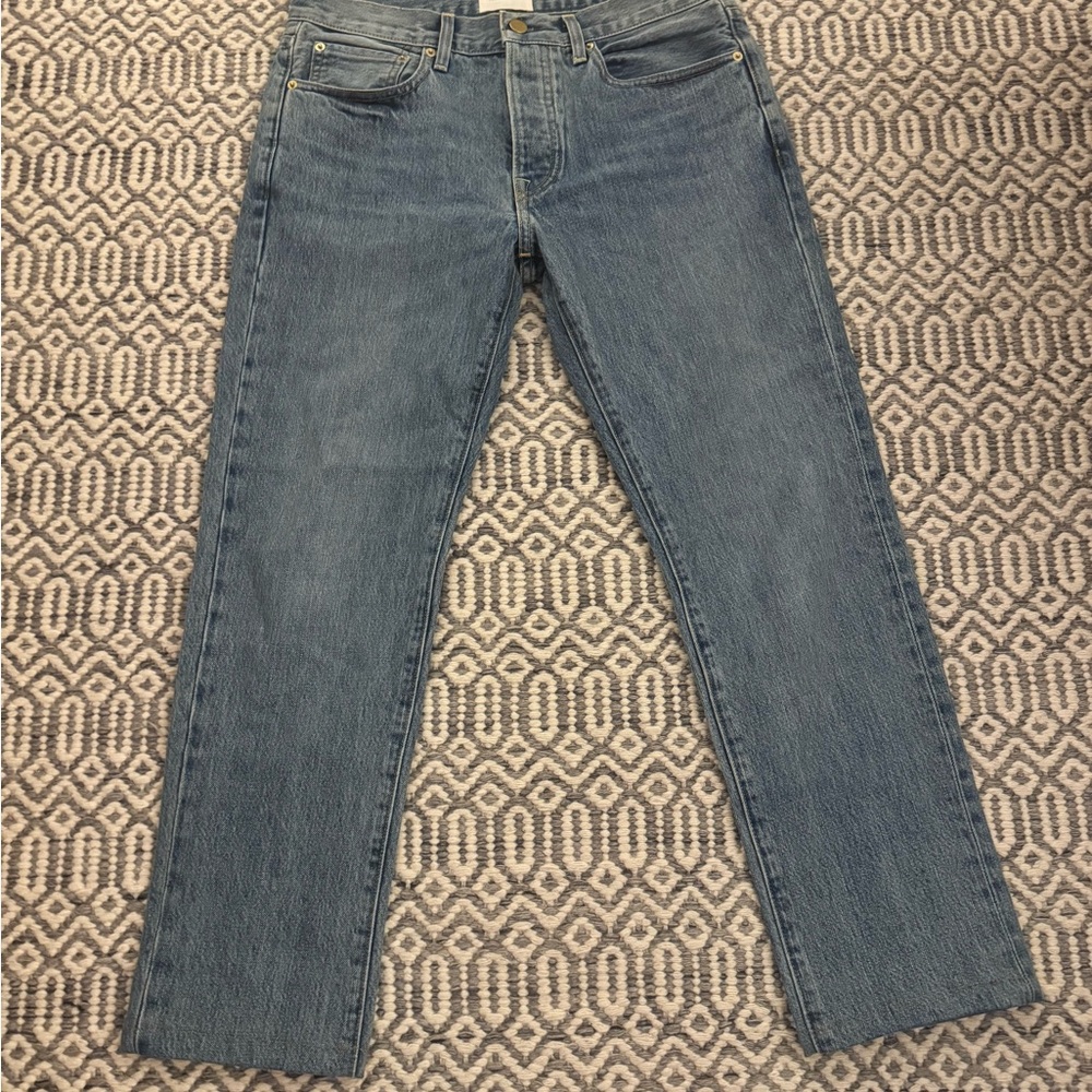Sid Mashburn Light Blue Slim Straight Jeans